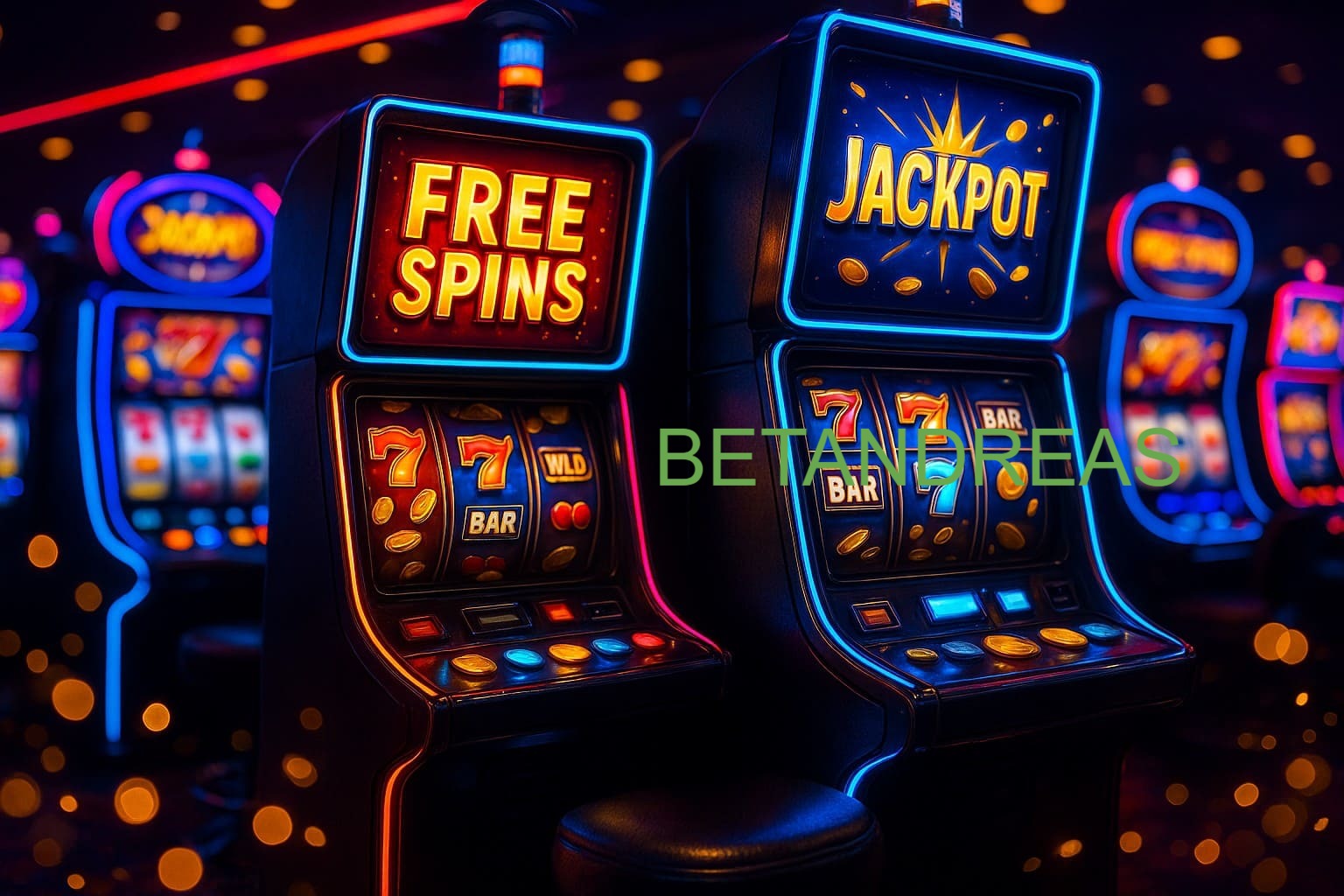 Diversos jogos de caça-níqueis